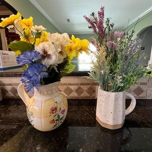 Artificial flower arrangements